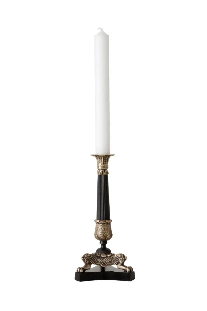 Brass Candle Holder Eichholtz Perignon Elegant Table Decor
