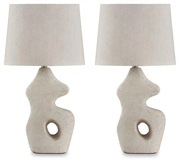 Chadrich Table Lamp Set 2 - Modern Bedside Lamps USB Ports