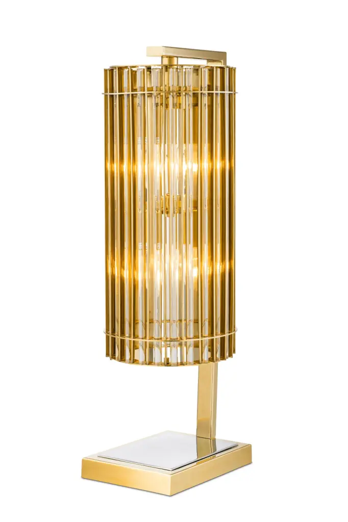 Gold Table Lamp Eichholtz Pimlico Luxury Bedside Lighting