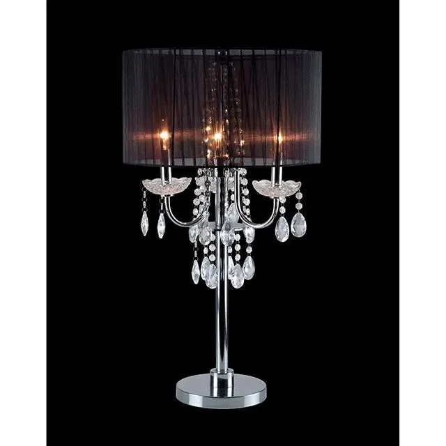 Jada Black Table Lamp Bedroom or Office