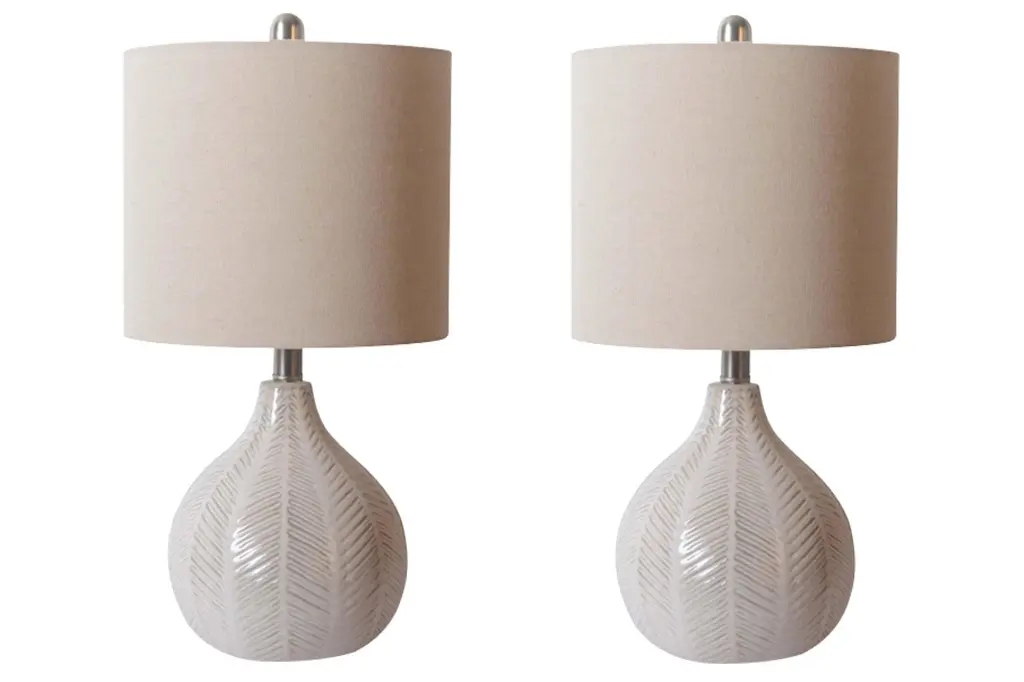 Rainermen Lamp Set Contemporary Bedside Lamps USB Ports