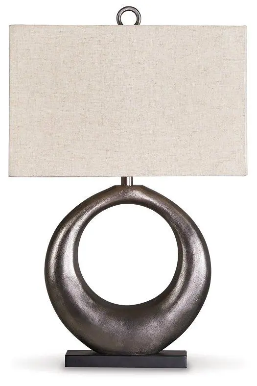 Saria Table Lamp Modern Bedside Lighting Fabric Shade
