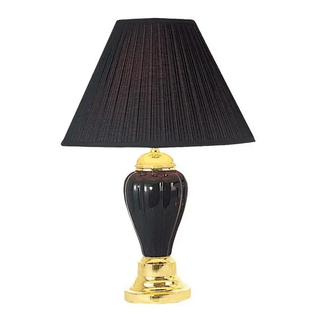 SCARLETT Black Modern Table Lamp Set 6