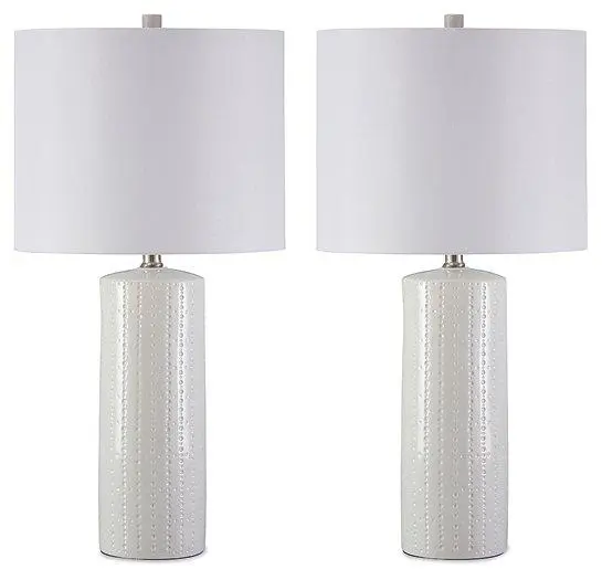 Steuben Table Lamp Set 2 - Modern Lighting Living Room or Bedroom