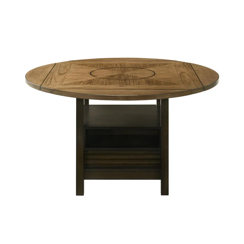 Diamond Modern Furniture CM Round Oakly Counter Height Dining Table 2848T-6060-LEG/2848T-6060-TOP