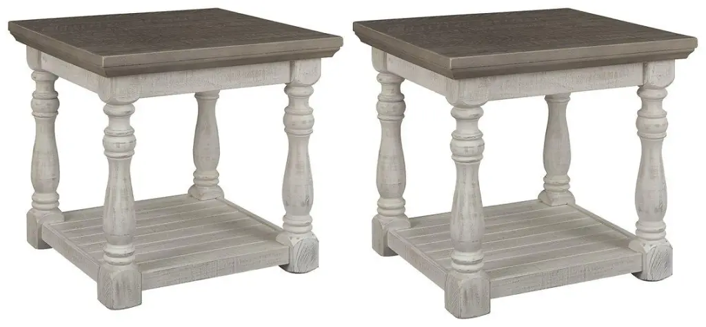 Havalance End Table Set - Pair Stylish Living Room Side Tables