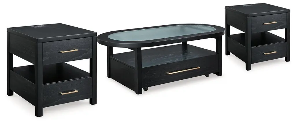 Winbardi Occasional Table Set - 3-Piece Living Room Side Tables