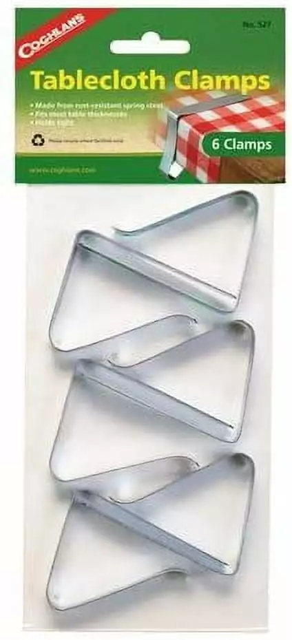 Tablecloth Clamps pkg 6