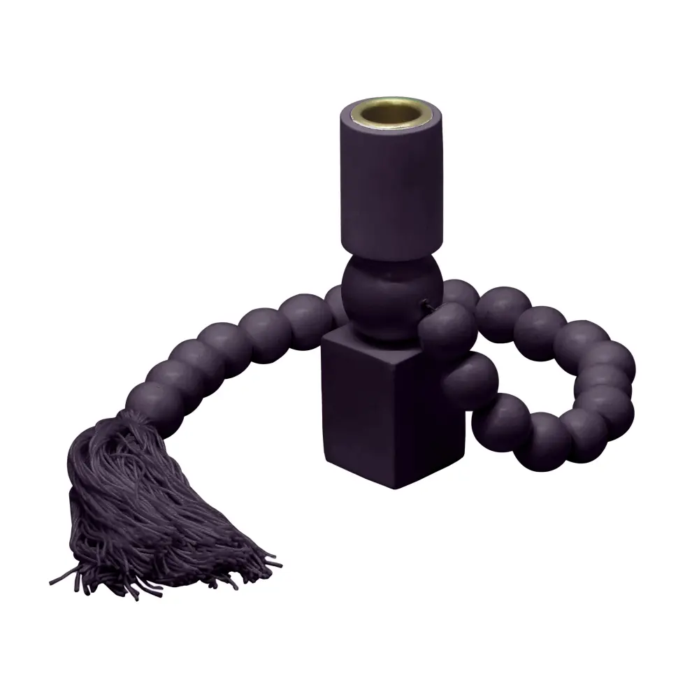 Harrison Merlot Hardwood Candlestick