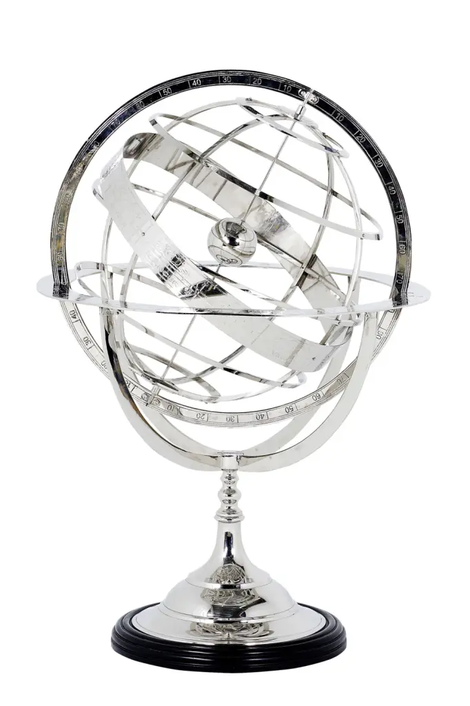Silver Decor Eichholtz Globe Large Modern Home Accent