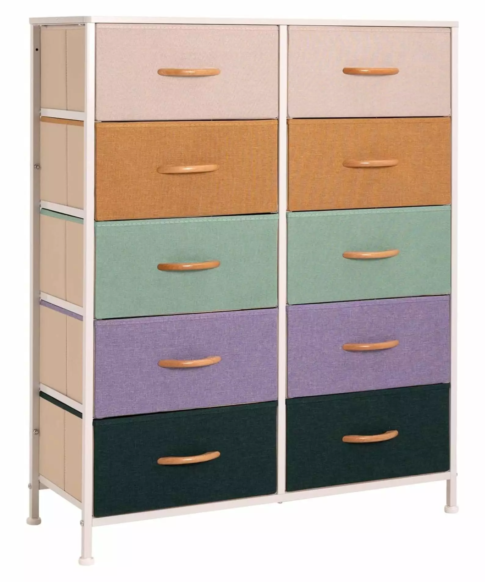 Drevy 10 Drawer Storage Dresser Bedroom Living Room Hallway Dormitory