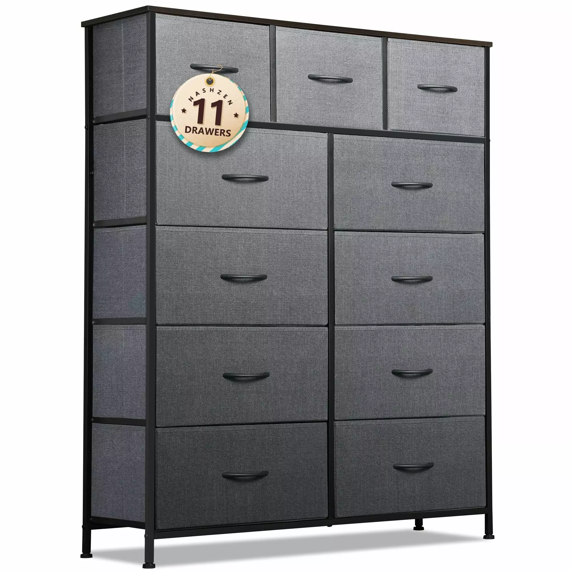 Dresser Bedroom 11 Drawers Tall Storage Chest NASHZEN