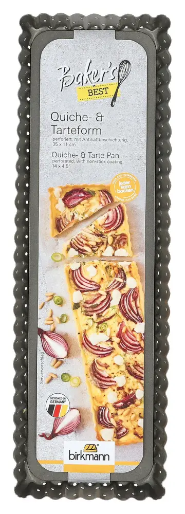 Baker's Best Rectangular Tarte Pan, 14.5 x 4.5"