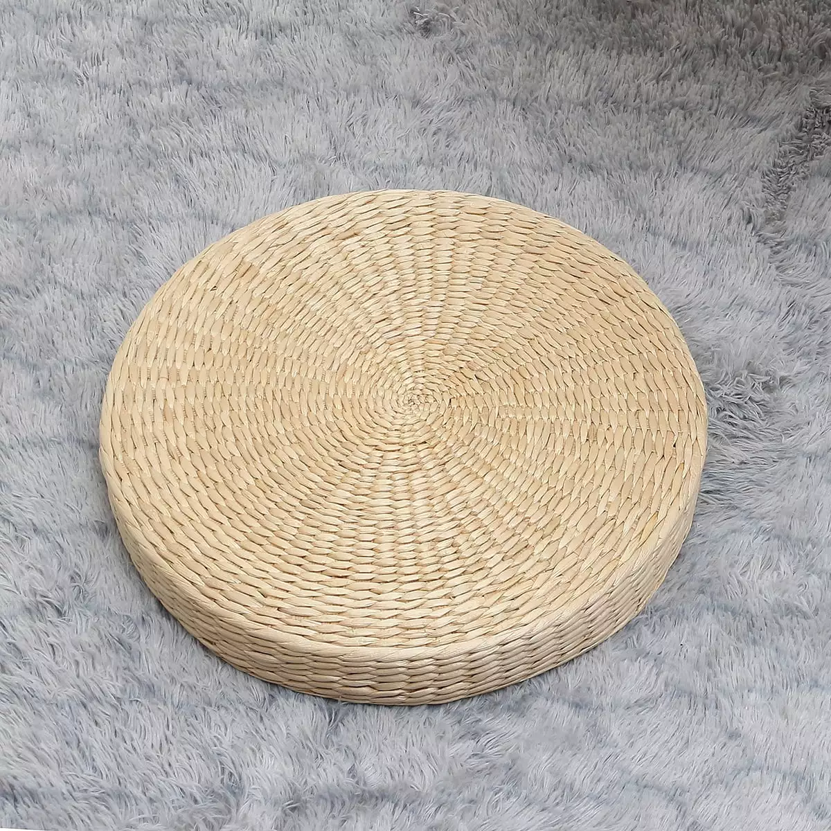 40cm Handmade Natural Straw Round Pouf Tatami Cushion Chair Seat Home Floor Yoga Mat Kadell