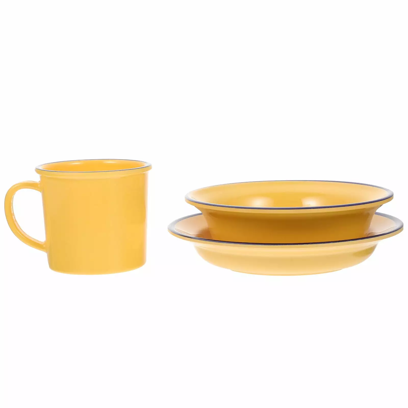 Dish Cup Set Trays Decorative Drinking Tea Cup Office and Camping