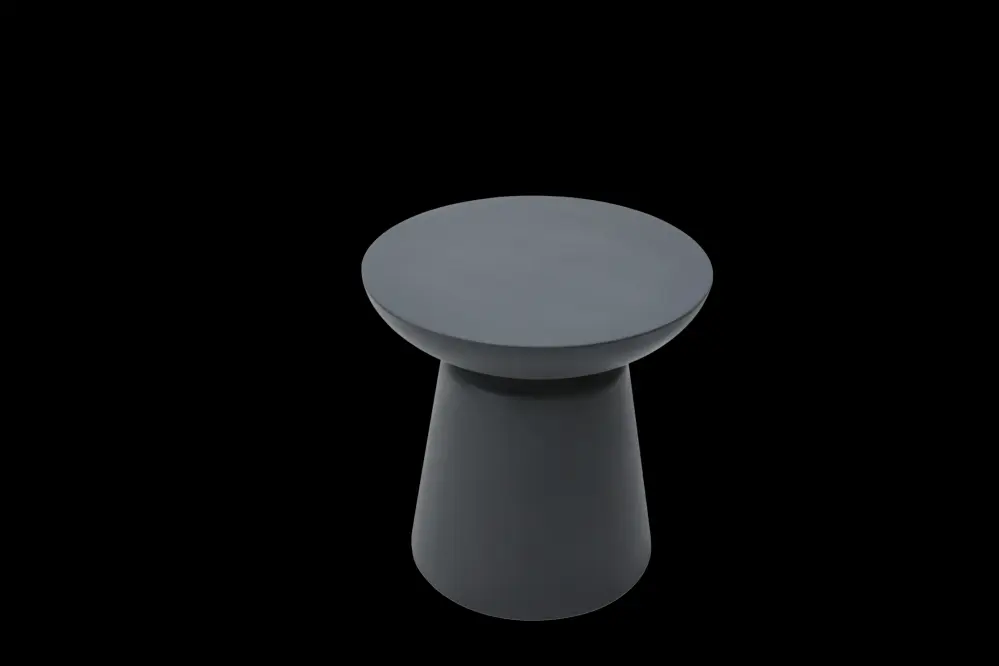Elementi Home - Kylix 20" Round Concrete Side Table FEG06
