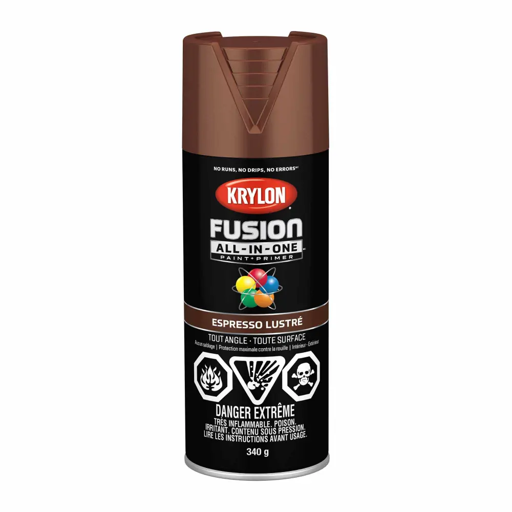 Krylon Fusion Unified Gloss Espresso, 340 g