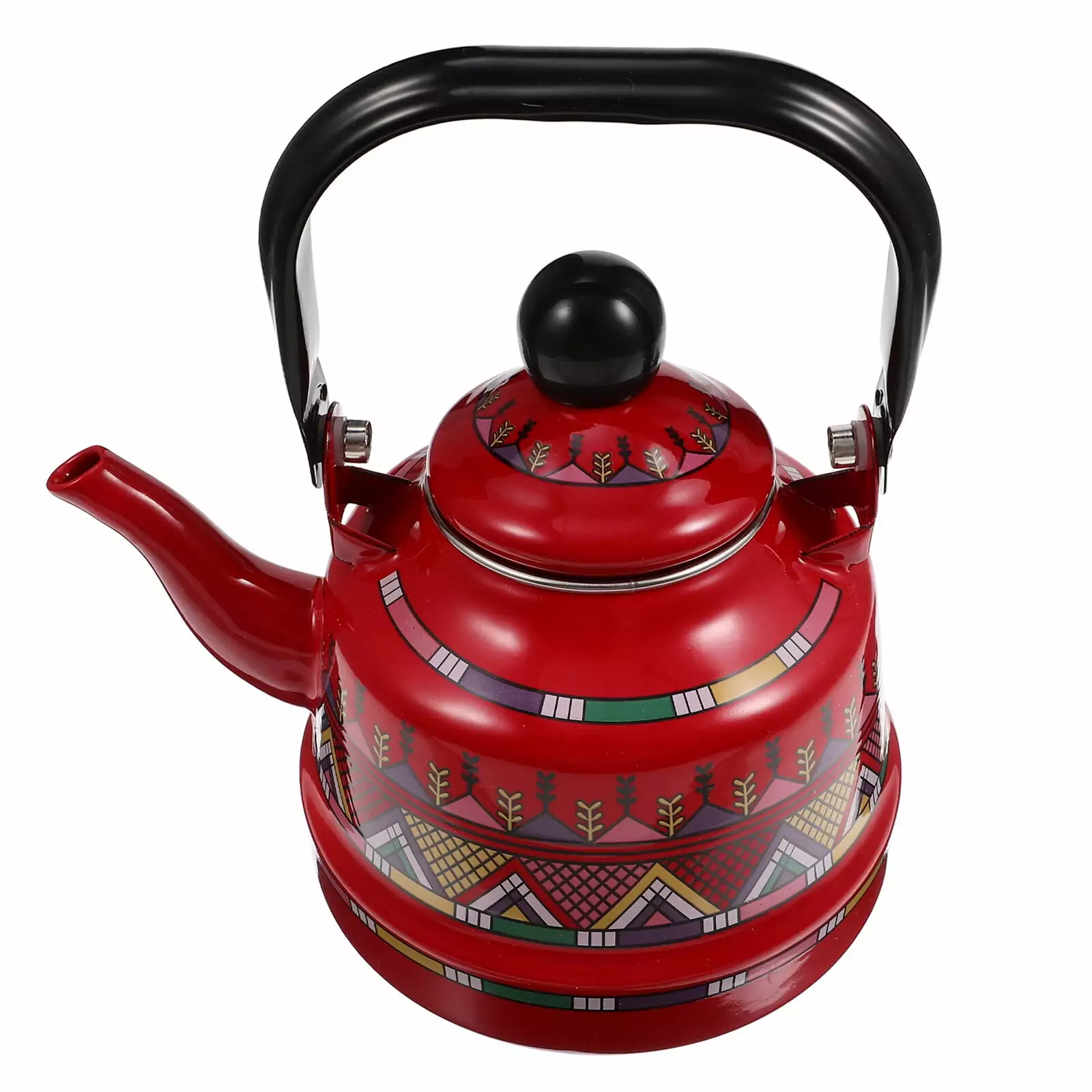 Enamel Ancient Bell Pot Water Kettle Camping Stove Teapot Free Shipping