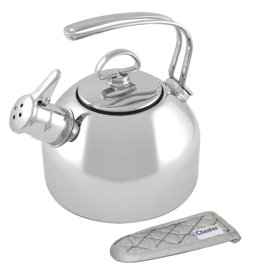 Even Heat Distribution Stainless Steel Archetypal Teakettle (1.8 Qt.)