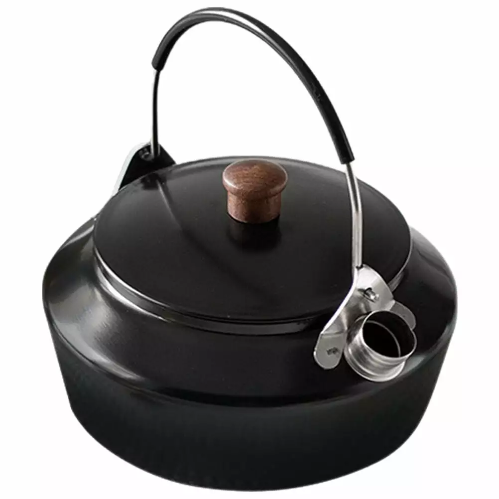 Stainless Steel Tea Kettle Camping Stove Cookware Outdoor Fondue Pot