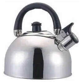 2.5-Qt. Stainless-Steel Whistling Tea Kettle Stovetop Use Various