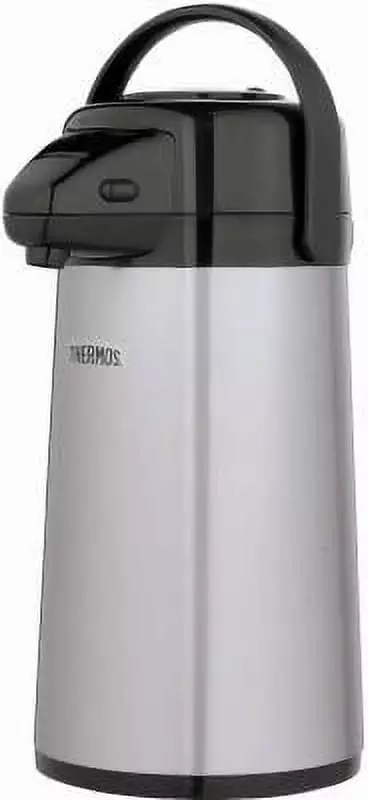 2 Quart Pump Pot Glass Vacuum Insulation 360 Degree Swivel Base Each