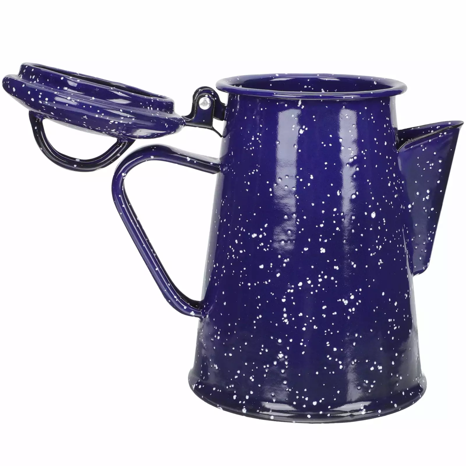 Retro Enamel Coffee Pot Loose Leaf Teapot Water Kettle Camping