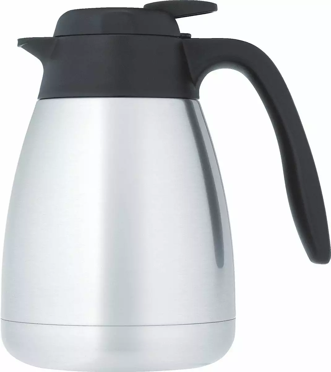 Thermos Vacuum Insulated Carafe 34 oz Lever Lid Stainless Steel Coffee Tea Hot Cold Beverage Server