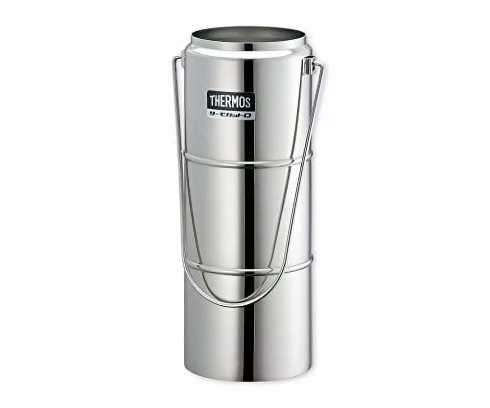 Thermos Stainless Dewar Bottle D-1001W 5-242-12 without Lid Liquid Storage