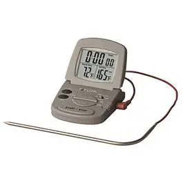 Digital Oven Thermometer Meat Probe Timer Magnetic Backing AAA Battery Taylor