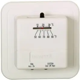 Heat/Cool Manual Thermostat - Dual Function Honeywell