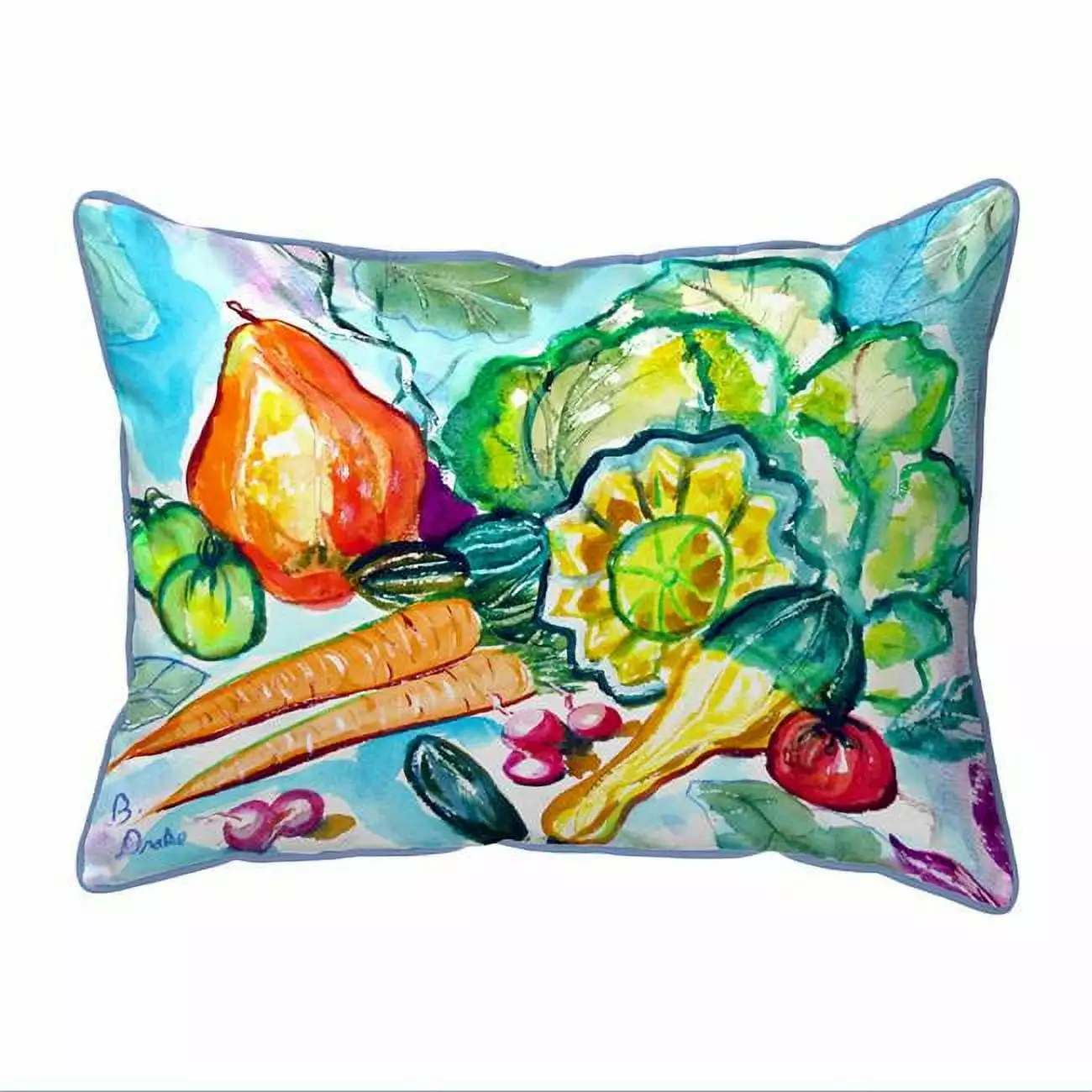 Betsy Drake ZP847 20 x 24 Inch Still Life Extra Large Zippered Decorative Pillow