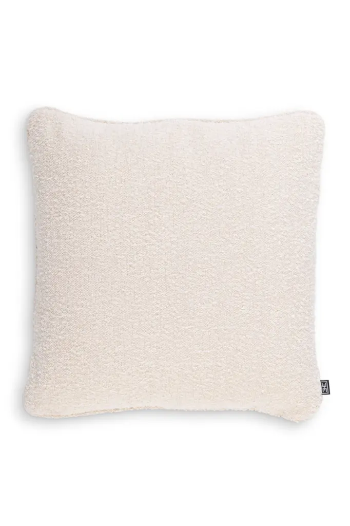 Boucl�� Cream Pillow Large Eichholtz Palla L Decorative Throw Pillow