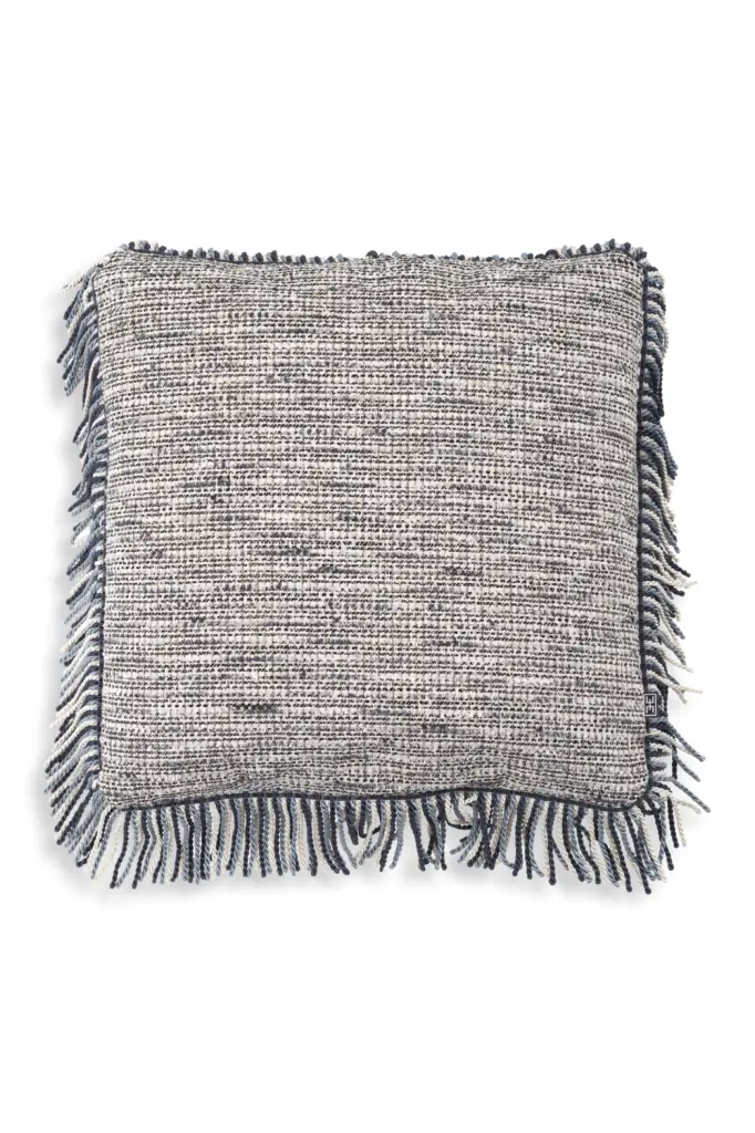 Fringed Throw Pillow Large Eichholtz Dupre Luxury Home Decor
