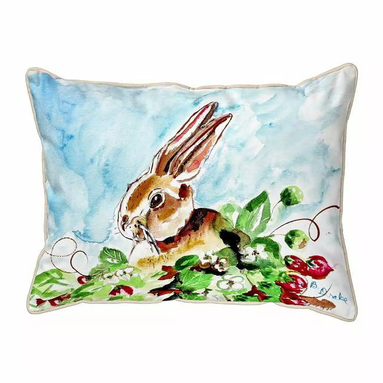 20 x 24 Inch Jack Rabbit Left Indoor Outdoor Extra Large Decorative Pillow Jensen Distribution