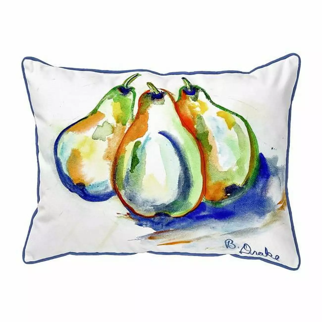 20 x 24 Inch Three Pears Indoor Outdoor Extra Large Decorative Pillow Jensen Distribution