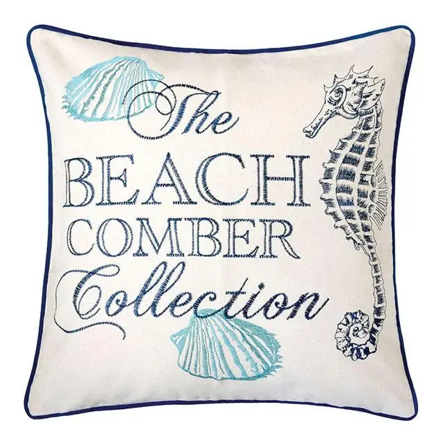 Katia Beach 20x20 Square Throw Pillow Coastal Decor Cushion
