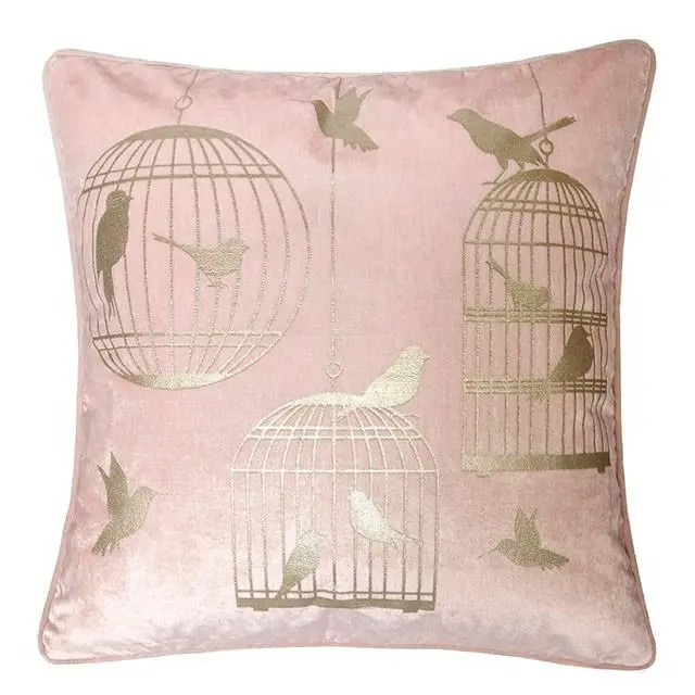 Rina Light Pink 20x20 Inch Pillow - Blush Decorative Throw Pillow Living Room