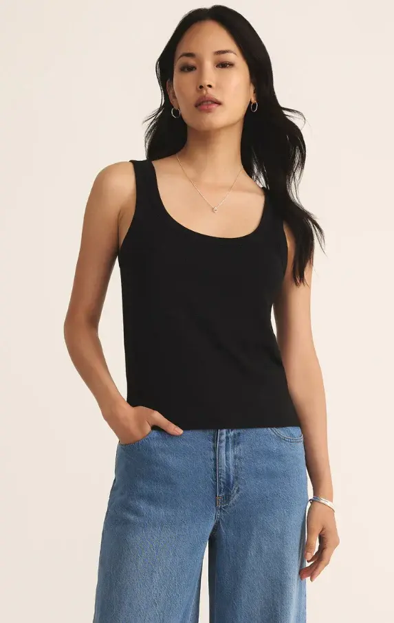 Elin Rib Tank, Ebony