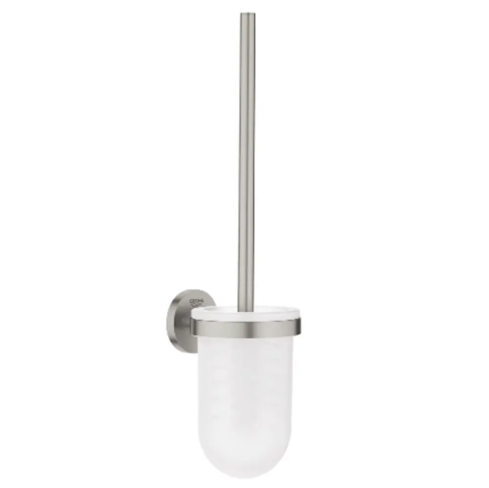 Grohe Essentials Toilet Brush Set Supersteel - 40374DC1 - Bathroom Crucial