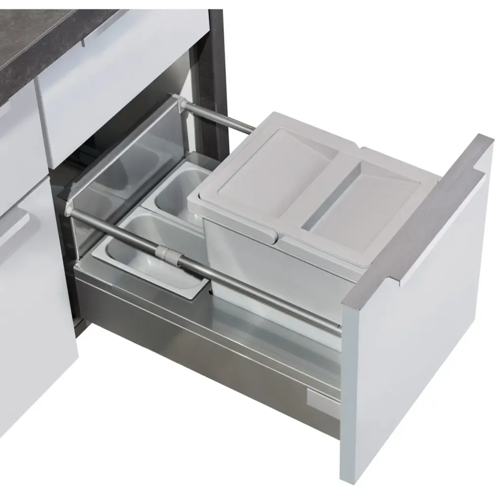 Hotel-Grade Luxury Hailo built- waste collector Separato ASSB 40 trash can bathroom pull-out cabinets 22cm high