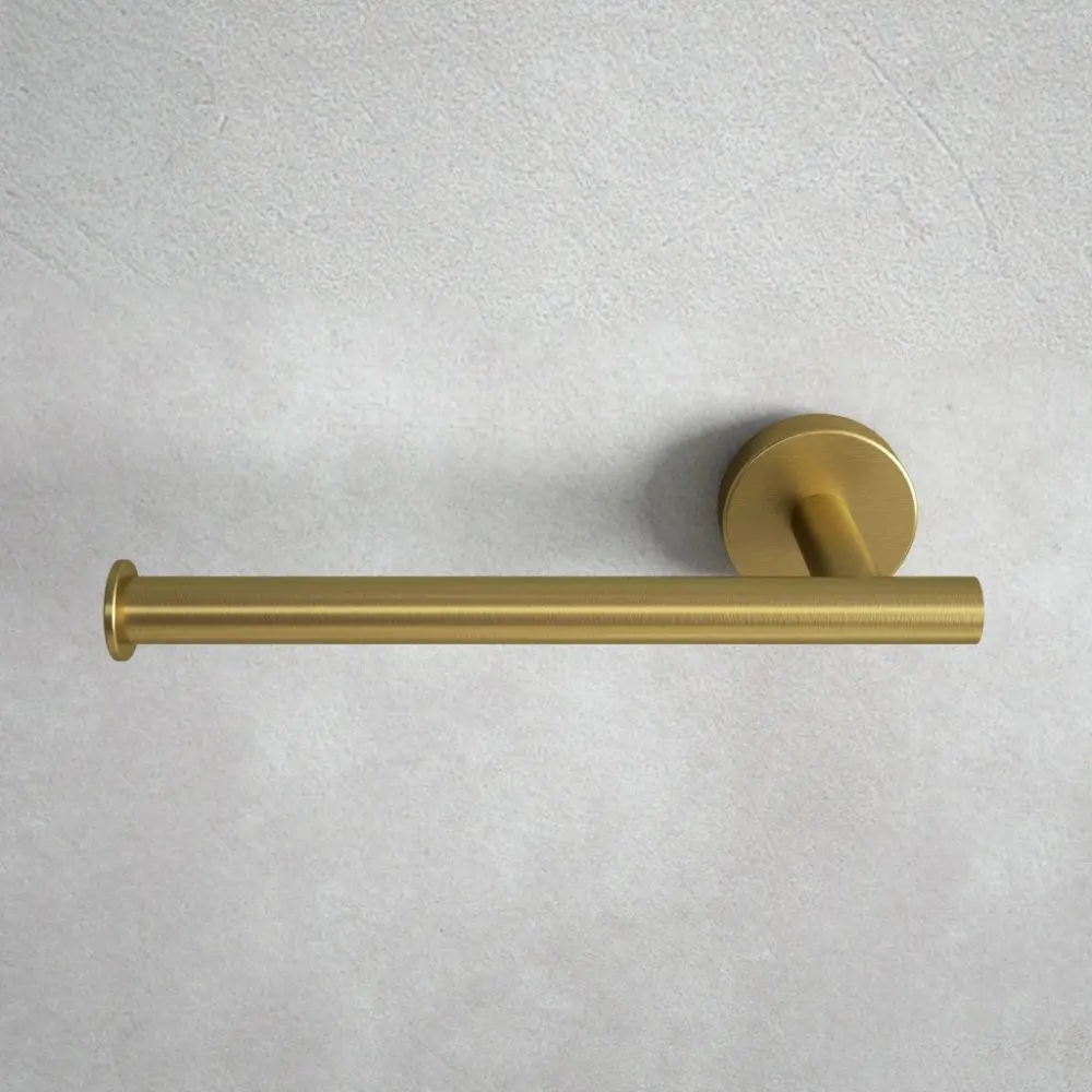 Toilet Roll Holder - Soft-touch Brass