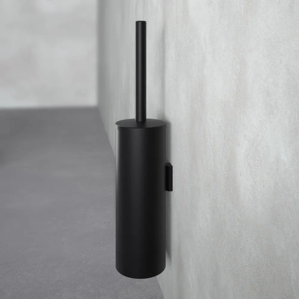 Wall-Mounted Toilet Brush - Matt Black