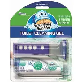 1.34-Ounce Rain Shower Toilet Cleaning Gel Fresh Scent and Stain Removal Scrubbing Bubbles