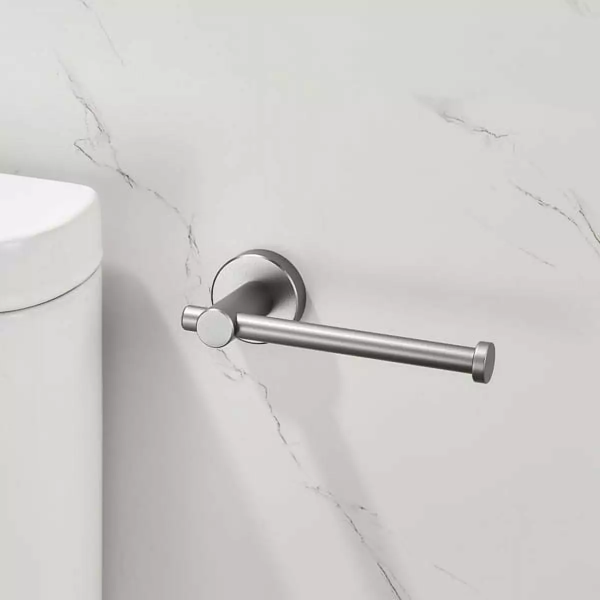 Toilet Paper Holder Gun Grey Thicken Space Aluminum Toilet Roll Holder Bathroom Kitchen Washroom Wall Mount YTTX