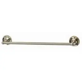 Rounded Towel Bar Brushed Nickel 18-Inch Bathroom Accessory HomePointe