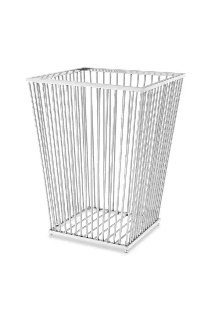 Stainless Steel Towel Basket Eichholtz Hackney Sleek Bath Storage
