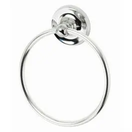 Rounded Towel Ring Chrome Bathroom Accessory HomePointe