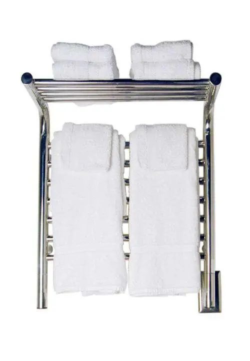 Premium Water-Resistant Amba Jeeves M Shelf Hardwired Towel Warmer - 20.5"w x 22"h