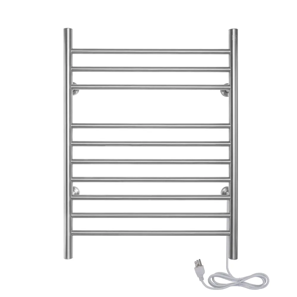 Quick-Dry Antimicrobial WarmlyYours Infinity Straight Paired Connect (Hardwired and Plug ) Towel Warmer - 23.6"w x 32"h